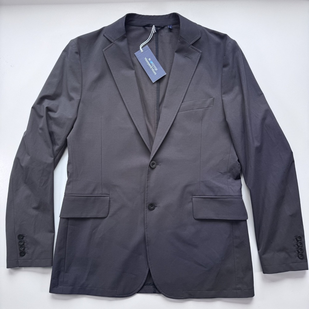 VINEYARD VINES Lightweight On The Go Blazer Mens 38R Dark Night Gray